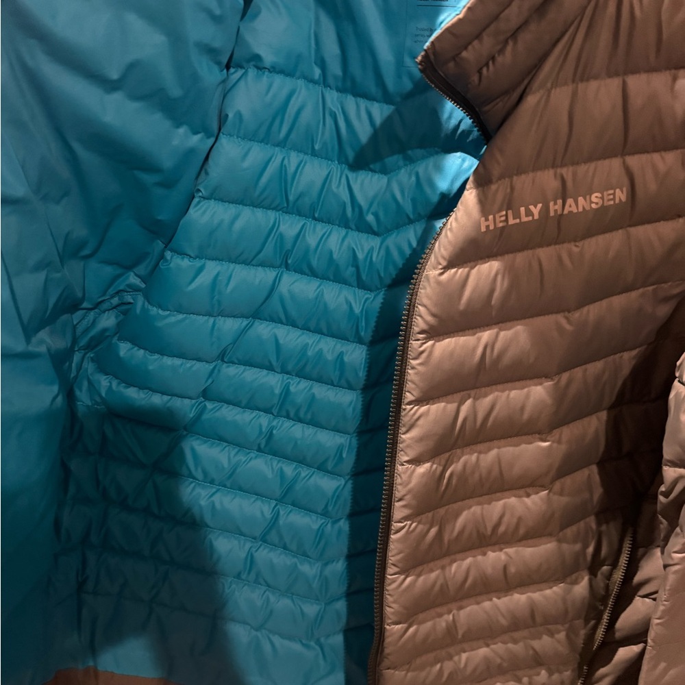 Helly Hansen Charcoal Puffer Jacket - image 1